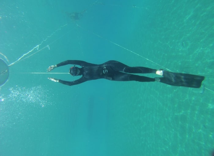 diving